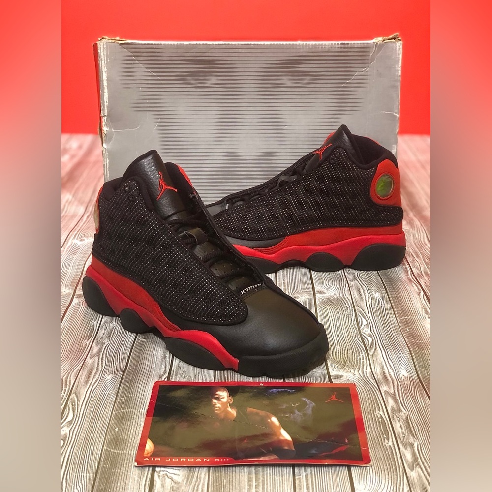 2004 Bred 13’s Sz 5y OG Box/Tissue Paper & Retro Card